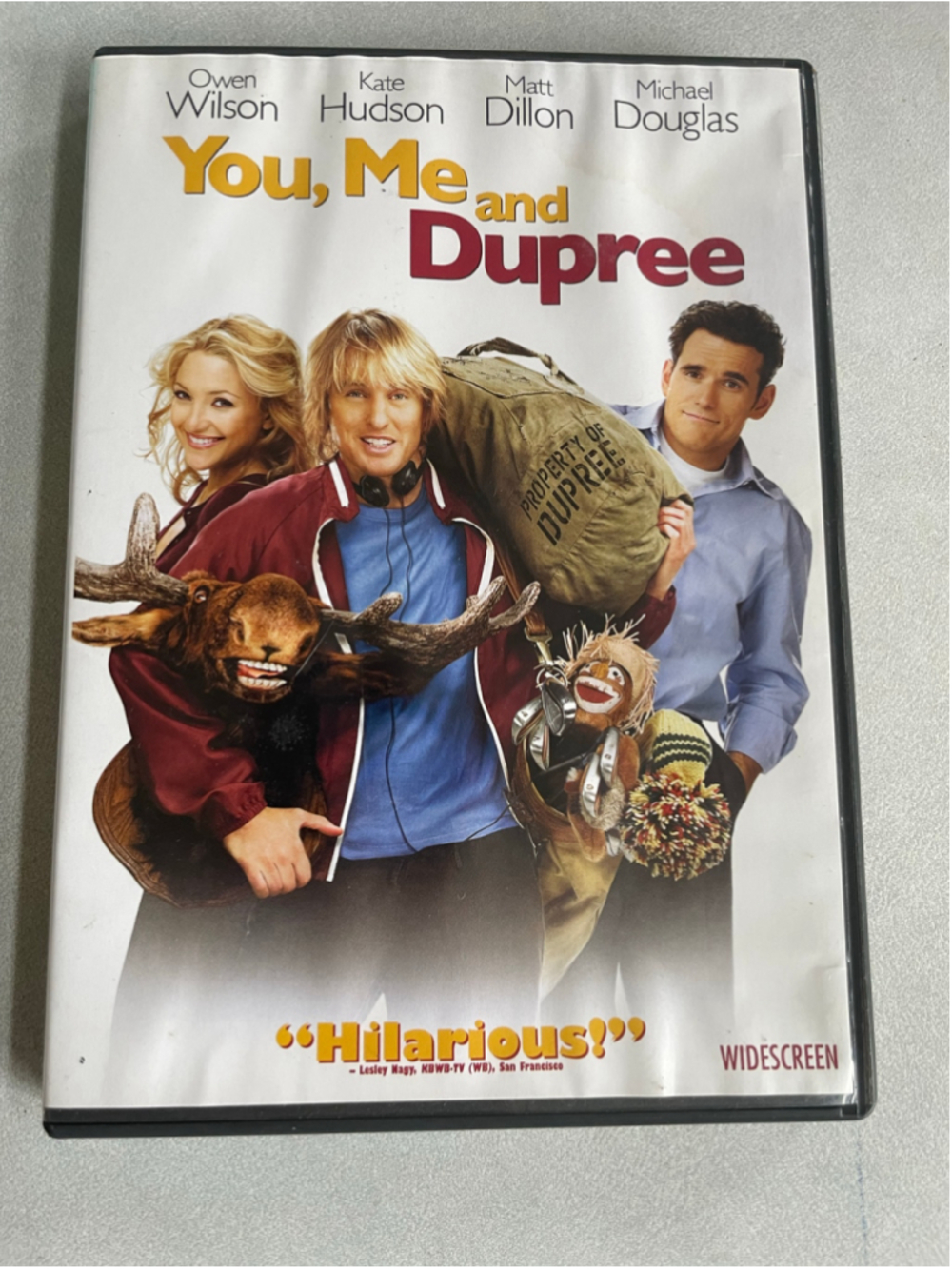 You, Me and Dupree DVD Movie Widescreen Edition